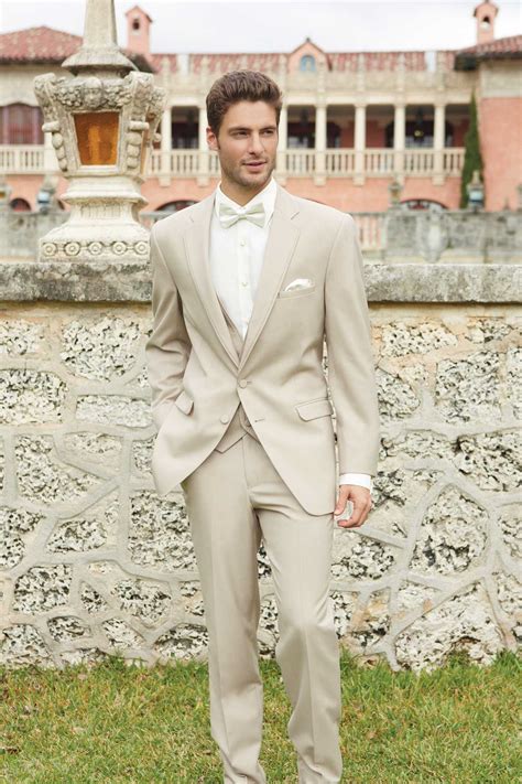 tan men's suits for wedding.